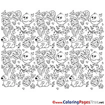 Ornament download Easter Coloring Pages