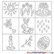 Ornament printable Coloring Pages Easter