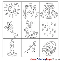 Ornament printable Coloring Pages Easter