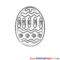 Passover free Colouring Page Easter