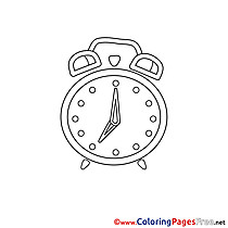 Alarm Children Coloring Pages free