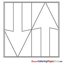Arrow Coloring Sheets download free