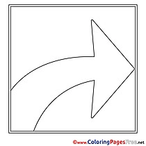 Arrow free printable Coloring Sheets