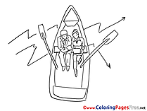 Boat Business for Children free Coloring Pages