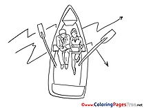 Boat Business for Children free Coloring Pages