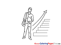 Career Ladder download printable Coloring Pages