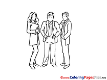 Colleagues for Kids printable Colouring Page
