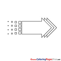 Coloring Pages Arrow for free