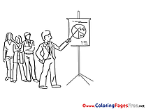 Diagram Colleagues free Colouring Page download
