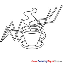 Graph Coffee Kids download Coloring Pages