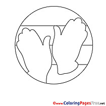 Hands download Colouring Sheet free