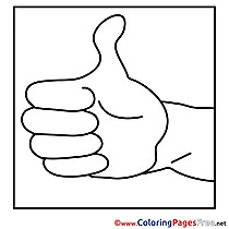 Ok Hand Colouring Sheet download free