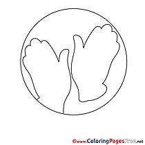 Palms Children download Colouring Page