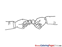 Puzzle Children download Colouring Page