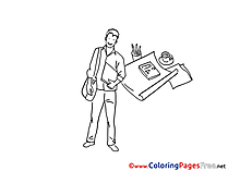 Reporter Coloring Pages for free