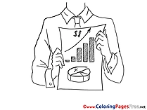 Sales Business Colouring Page printable free