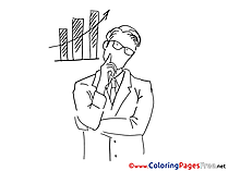 Sales Man for free Coloring Pages download