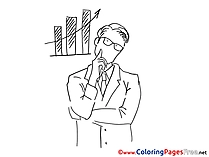 Sales Man for free Coloring Pages download