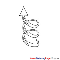 Spiral printable Coloring Pages Business for free
