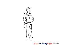 Time Colouring Sheet download free