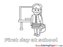 Chalkboard download printable School Coloring Pages