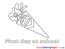 Download Colouring Sheet School free