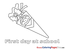 Download Colouring Sheet School free