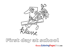 Ruler printable School Coloring Sheets download