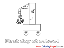 School for Children free Coloring Pages