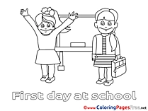 Students School Coloring Pages for free