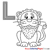 German alphabet coloring pages