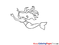 Little Mermaid Coloring Pages for free