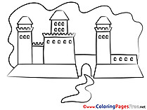 Palace printable Coloring Pages for free