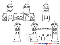 Towers for free Coloring Pages download