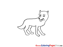 Wolf Children download Colouring Page