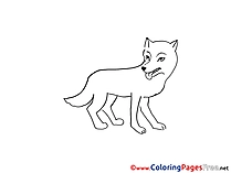 Wolf Children download Colouring Page