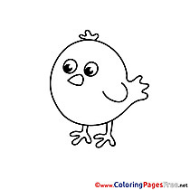 Bird free Colouring Page download
