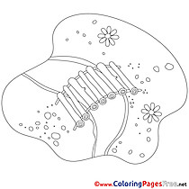 Bridge Colouring Page printable free