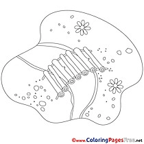 Bridge Colouring Page printable free