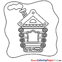 House free printable Coloring Sheets
