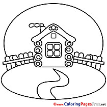 House printable Coloring Sheets download