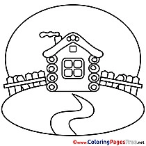House printable Coloring Sheets download