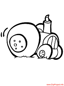 Tractor image to color for free