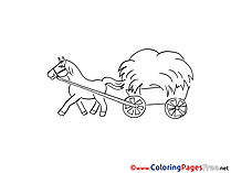 Wagon printable Coloring Pages for free