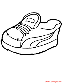 Shoes to color image