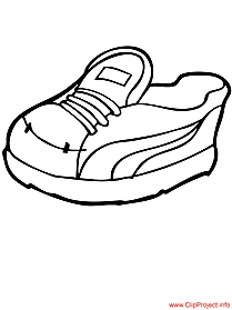 Shoes to color image
