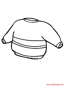 Sweater picture to coloring