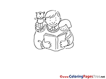 Book printable Coloring Pages Father's Day