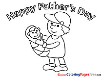 Father's Day coloring pages