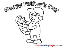 Father's Day coloring pages